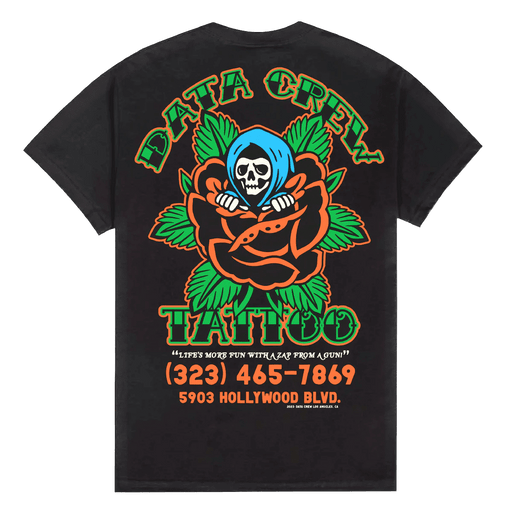 Sun Rose Reaper Shop Tee BLK