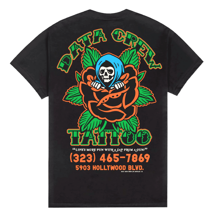 Sun Rose Reaper Shop Tee BLK