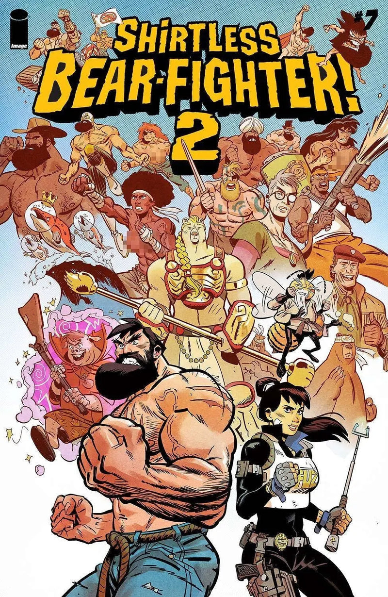 Shirtless Bear-Fighter 2 #7 Of 7 Cvr B Vendrell