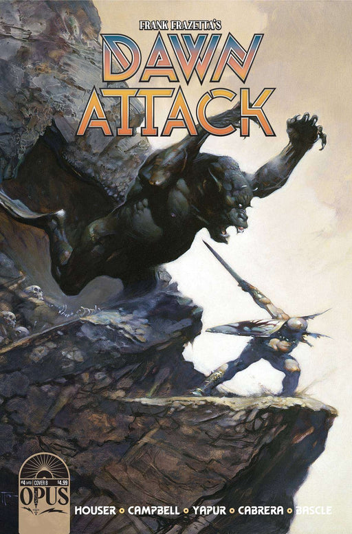 Frank Frazettas Dawn Attack #4 Of 5 Cvr B Frazetta