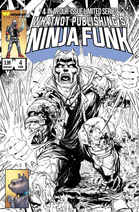 Ninja Funk #4 Of 4 Cvr C Kirkham MR