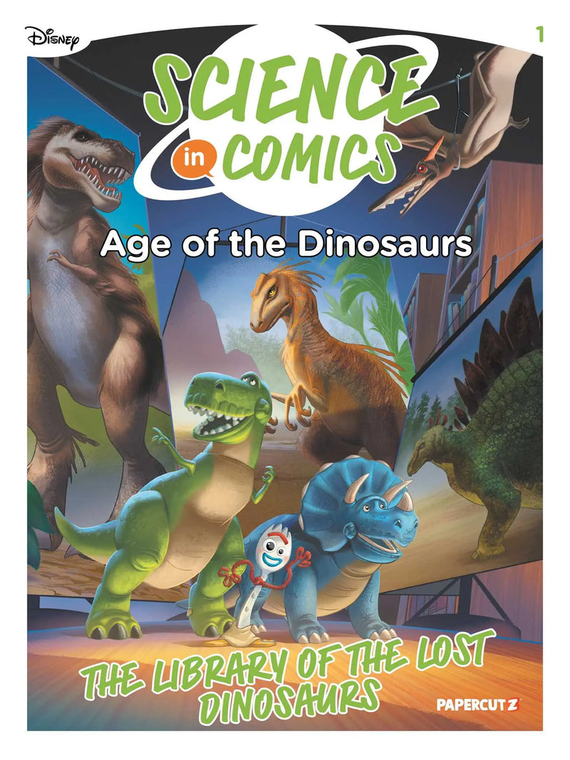 Disney Science In Comics Age Of The Dinosaurs TPB The Libarary Of The Lost Dinosaurs Papercutz