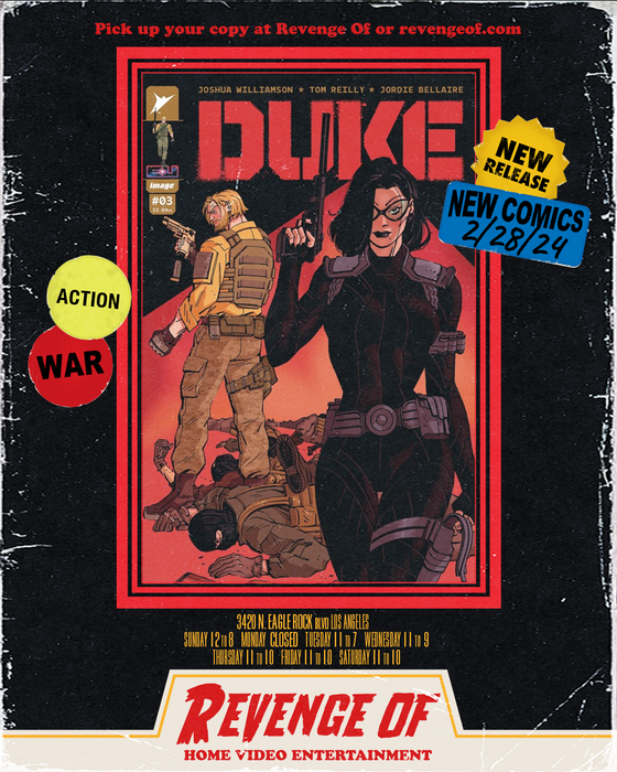 Duke #3 (Of 5) Cover A Reilly Image Comics