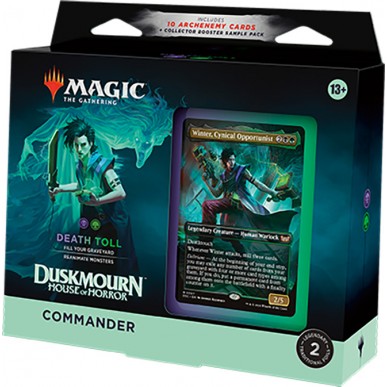 Magic the Gathering CCG: Duskmourn - House of Horror Commander Deck- Death Toll Wizards of the Coast