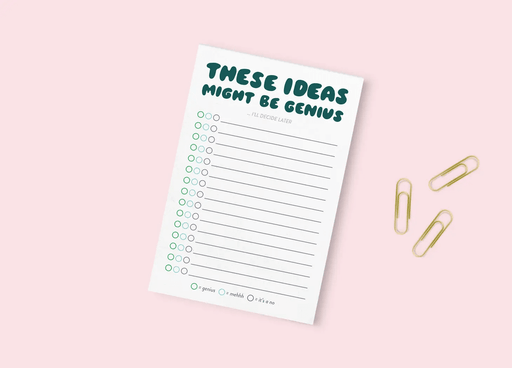 These Ideas Might Be Genies - Notepad