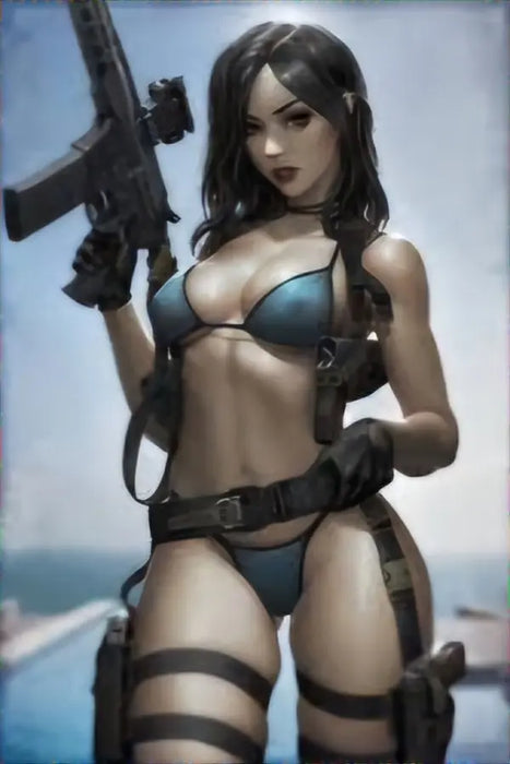 Gun Honey Collision Course #2 Cover H 10 Copy Variant Edition Lim Virgin Titan Comics