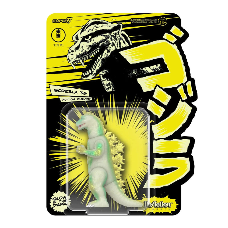 Godzilla Toho Reaction Godzilla 55 Glow Action Figure Super7
