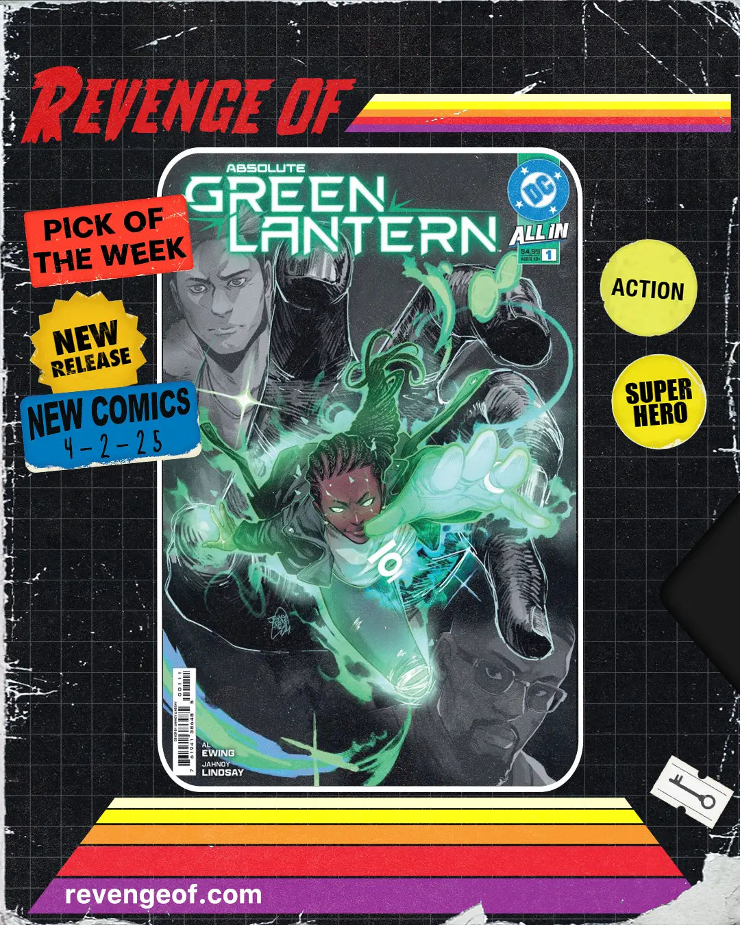 Absolute Green Lantern #1 Cover A Jahnoy Lindsay - Revenge Of