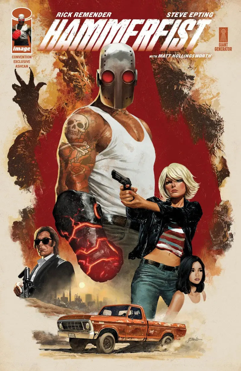 Hammerfist Convention Exclusive Ashcan Image Comics