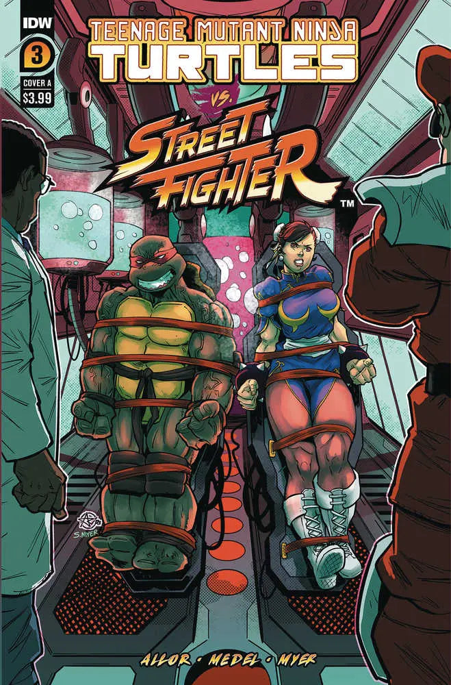 Teenage Mutant Ninja Turtles vs Street Fighter #3 Of 5 Cover A Medel