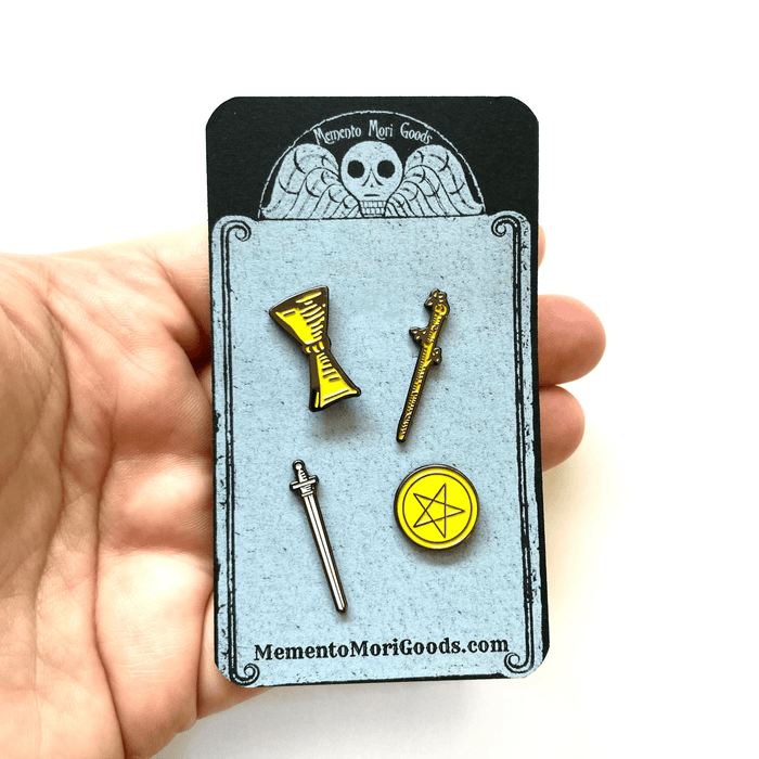 Memento Mori - The Suits Pin Set