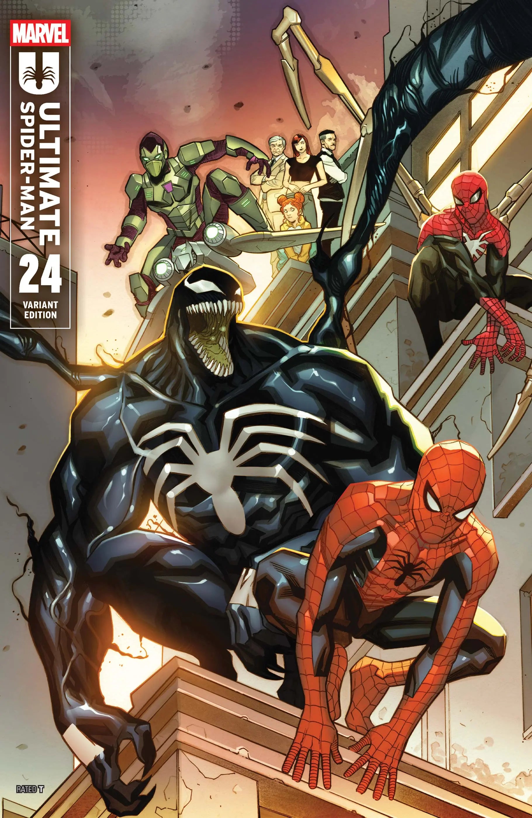 Ultimate Spider-Man #24 David Messina Heroes Variant - Revenge Of