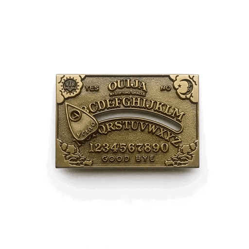 Memento Mori - Gold Ouija Pin