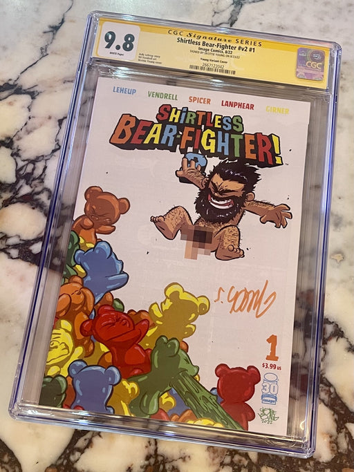 Shirtless Bear-Fighter #v2 #1 | SIGNED - CGC Rated 9.8