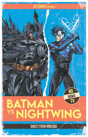 Batman Vs Robin #3 (Of 5) Cvr I Mario Fox Foccillo Fight Poster Batman Vs Nightwing Card Stock Var DC
