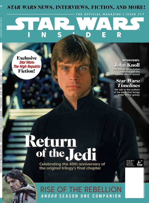 Star Wars Insider #217 Newsstand Ed