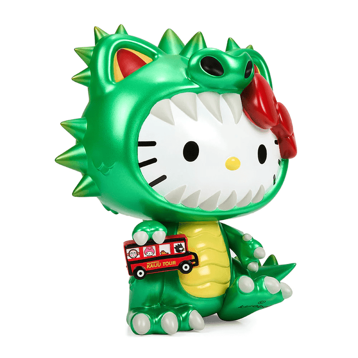 Sanrio Hello Kitty Kaiju Cosplay 8" Art Figure - Metallic Green