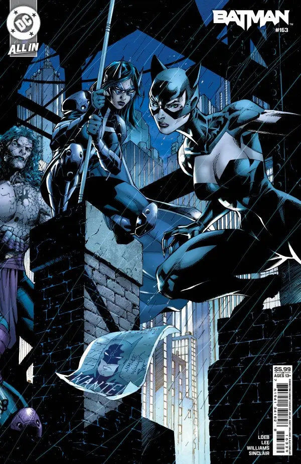 Batman #163 Cover H Jim Lee & Scott Williams Hush Connecting Right Card Stock Variant DC Comics