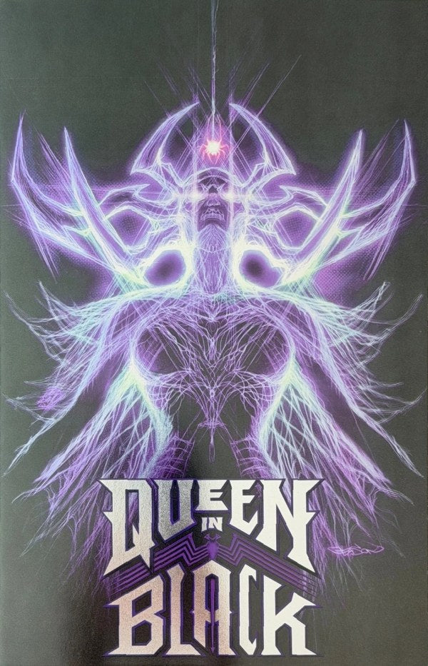 Queen In Black #1 - Pat Gleason - Blind Bag Display Box Edition - Webhead Black Foil [QiB]