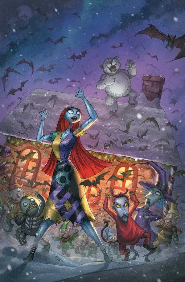 Tim Burtons The Nightmare Before Christmas The Shiver Of Christmas Town #3 Cover G 1 in 10 Alan Quah Full Art Variant Dynamite Entertainment