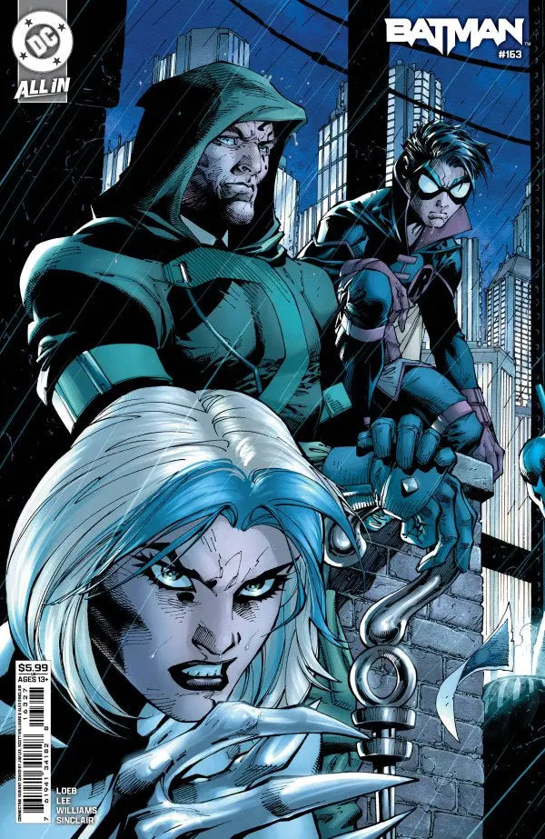 Batman #163 Cover G Jim Lee & Scott Williams Hush Connecting Left Card Stock Variant DC Comics