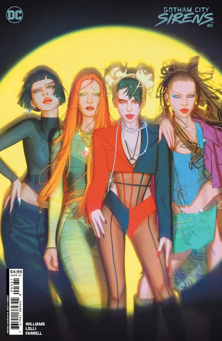 Gotham City Sirens #3 (Of 4) Cover B W Scott Forbes Card Stock Variant DC Comics