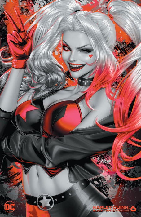 Harley Quinn Black White Redder #6 Of 6 Cover C Ariel Diaz Variant