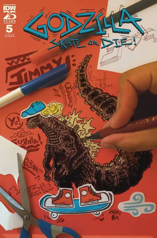 Godzilla: Skate Or Die #5 Variant B (Ba) IDW Publishing