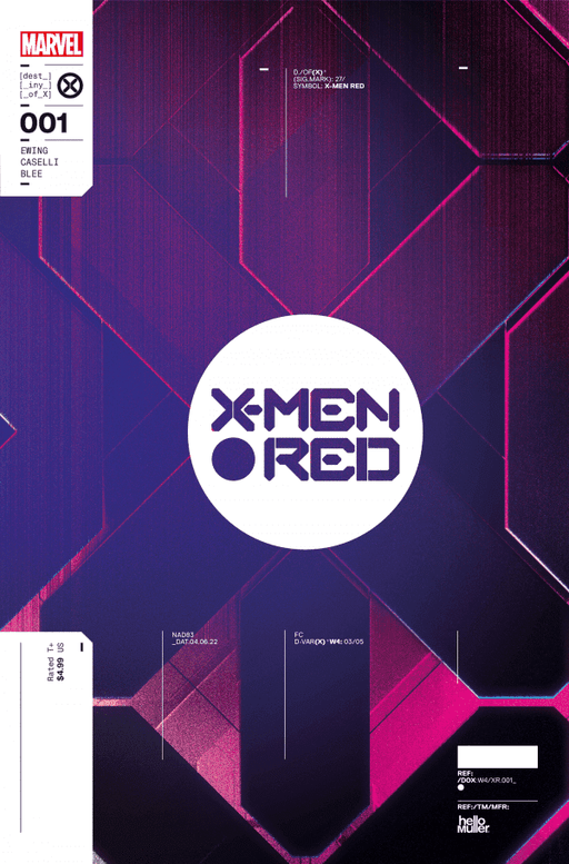 X-Men: Red #1 Muller Design Variant 1-10