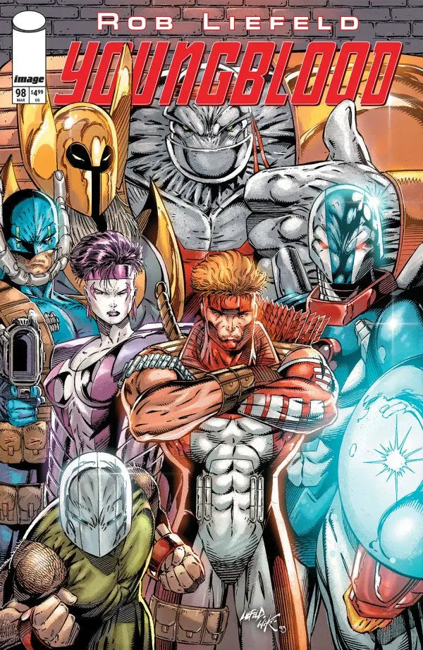 Youngblood #4 (2025) Cover F Legacy Edition Variant Image Comics