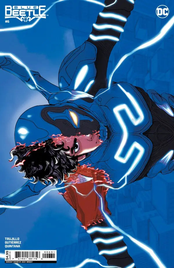 Blue Beetle #6 Cover B Acky Bright Card Stock Variant