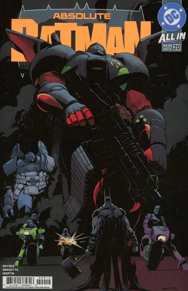 Absolute Batman #20 Cover A Nick Dragotta (Replacement Copies/2nd Print) DC Comics