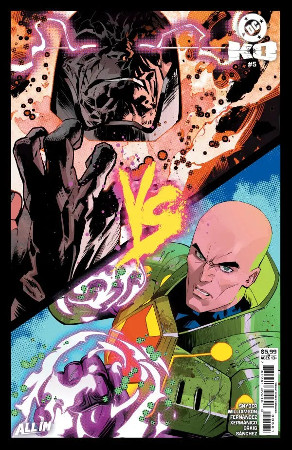 DC K.O. #5 (Of 5) Cover G Dan Mora Bracket Card Stock Variant DC Comics