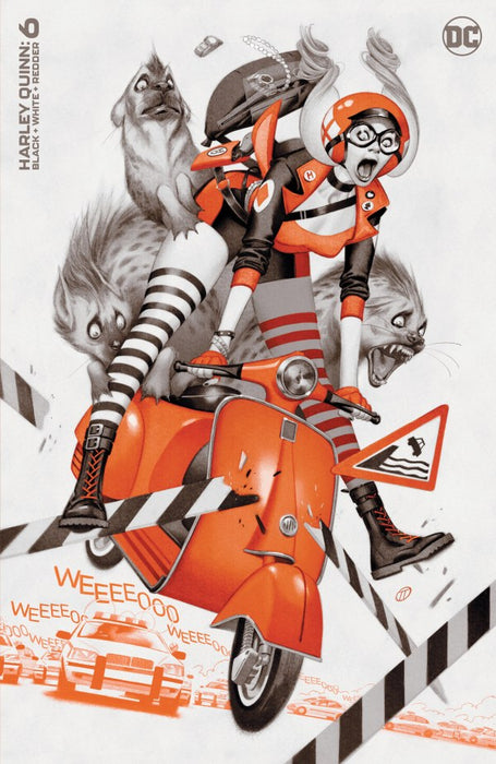 Harley Quinn Black White Redder #6 Of 6 Cover B Julian Totino Tedesco Variant