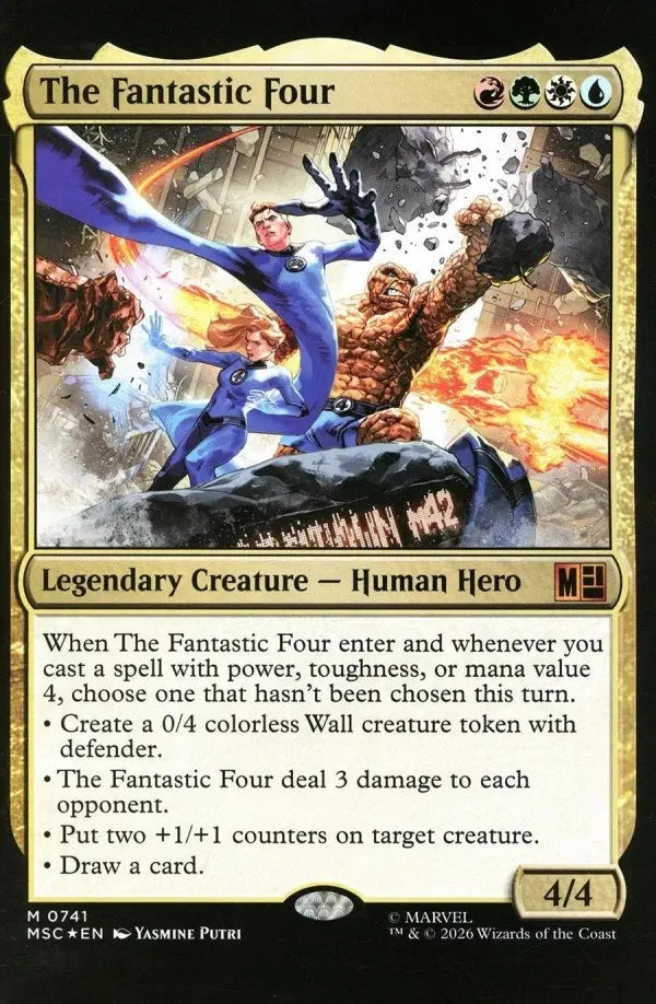 Fantastic Four #12 Classified Artist Magic: The Gathering Variant Marvel Comics