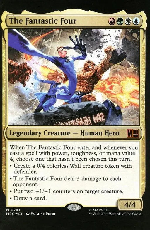 Fantastic Four #12 Classified Artist Magic: The Gathering Variant Marvel Comics