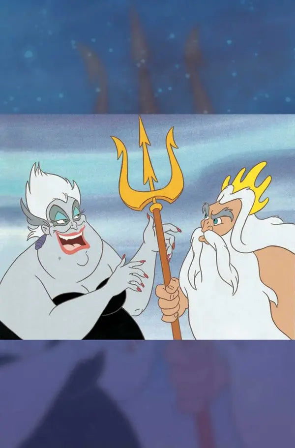 Disney Villains Ursula #4 Cover F 1 in 10 Storybook Art Cartoon Head Full Art Variant Dynamite Entertainment