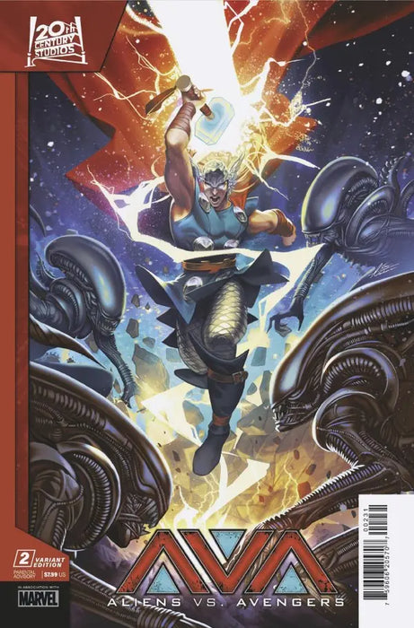 Aliens vs. Avengers #2 Mateus Manhanini Variant Marvel Comics