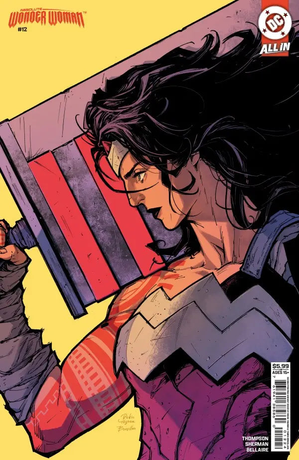 Absolute Wonder Woman #12 2nd Print Cover B Rickie Yagawa Card Stock Variant DC Comics