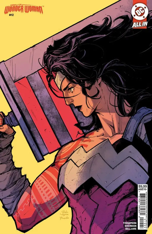 Absolute Wonder Woman #12 2nd Print Cover B Rickie Yagawa Card Stock Variant DC Comics