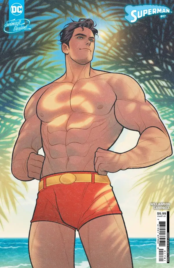 Superman #17 Cover F Elizabeth Torque Swimsuit Card Stock Variant