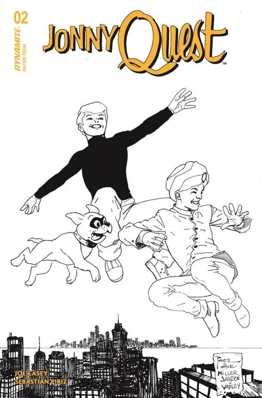 Jonny Quest #2 Cover G 10 Copy Variant Edition Pace Line Art Dynamite Entertainment