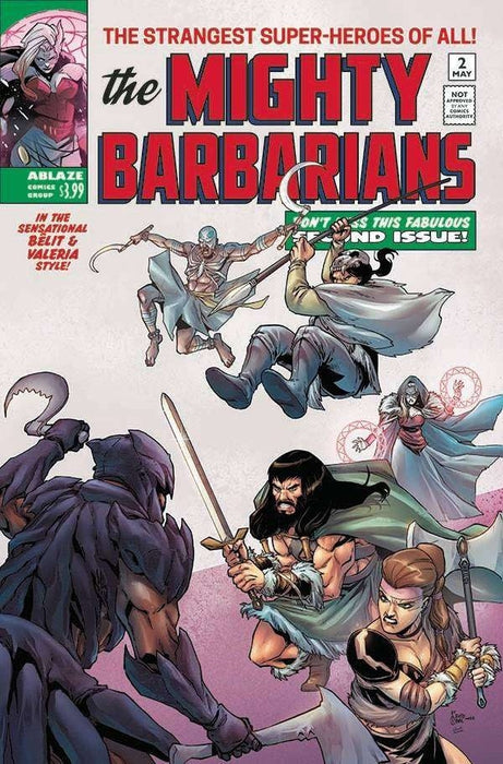 Mighty Barbarians #2 Cvr D Casas Homage MR