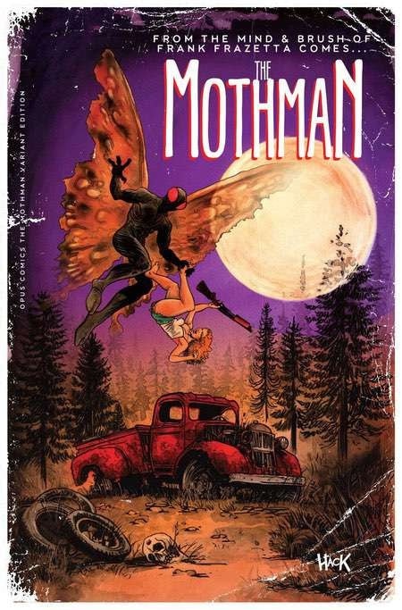 Frank Frazetta Mothman #1 Of 5 Cvr D 10 Copy Incv Hack