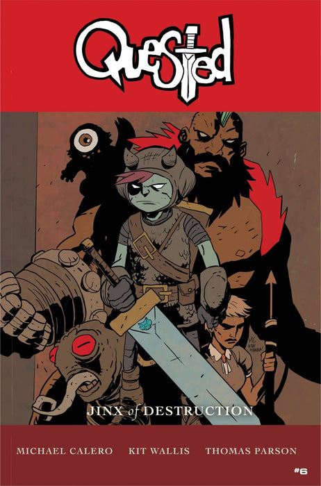 Quested #6 Cvr D Calero Hellboy Homage