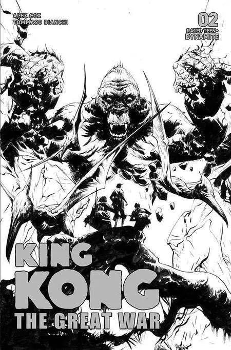 Kong Great War #2 Cvr D 10 Copy Incv Lee B&W