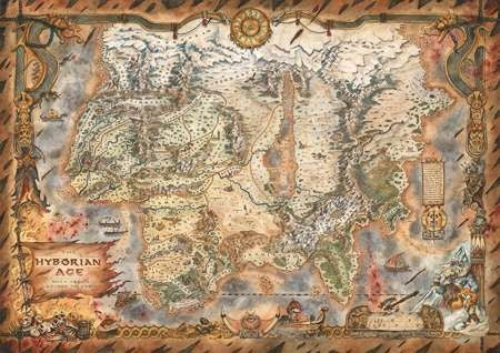 Conan Barbarian #1 Cvr G Wrap Hyborian Age Map MR