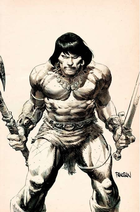 Conan Barbarian #1 Cvr K 25 Copy Incv Panosian Virgin B&W MR