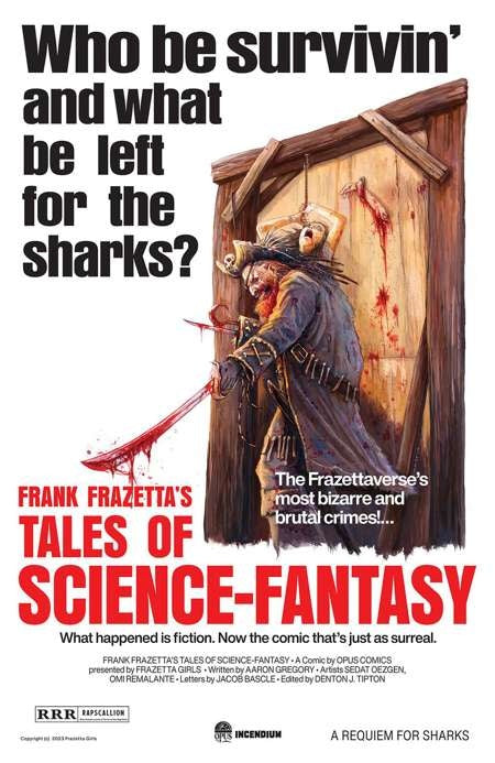 Frank Frazetta Tales Of Science Fantasy #2 Cvr B 5 Copy Incv