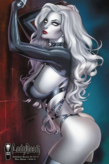 Lady Death Diabolical Harvest #2 Of 2 Cvr B Ortiz Heat Ed